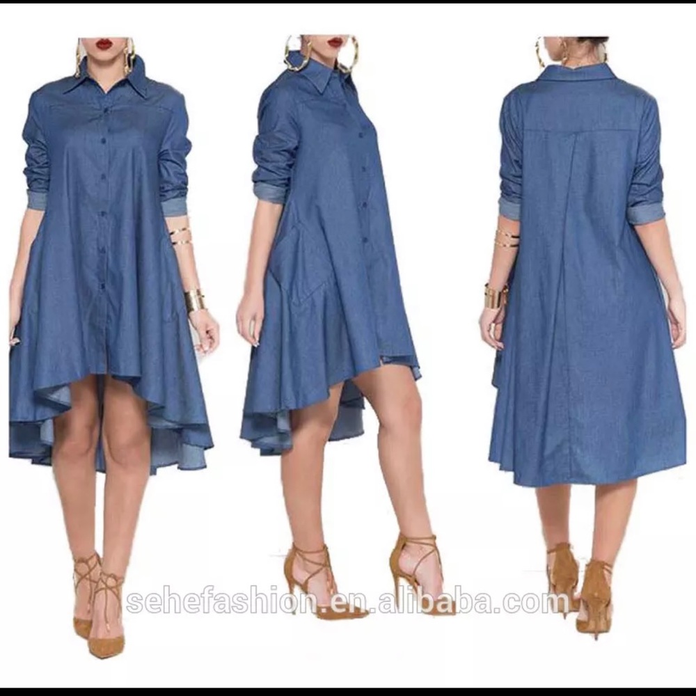 Denim dress - Picture 2 of 5
